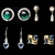 Assorted Coloful Stone Earrings