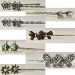 Assorted Crystal Bobby Pins