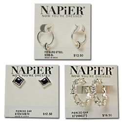 Wholesale Assorted Napier Earrings