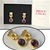 Bijoux Cascio Earrings Beautiful gold plated glass amethyst designer earrings with gift box.
RM314