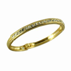 Rhinestone Bangle Bracelet