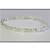 Wholesale Cubic Zirconia Filled Bracelet Dazzling 4mm CZ stones in a gold filled  7" bracelet.