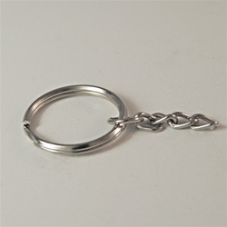 Round Split Key Ring