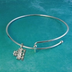 #1 Mom Charmed Bracelet
