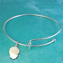 Boy Silhouette Charmed Bracelet