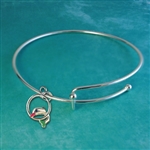 Dolphin & Hoop Charmed Bracelet