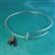Grey Elephant Charmed Bracelet