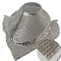 Silver Mesh Triangle