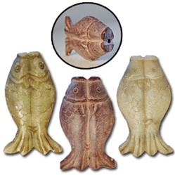Genuine Soapstone Fish Pendant
