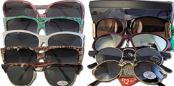 wholesale Assorted Sunglasses Fantastic assortment of sunglasses (300 pcs minimum) Only $.35 each!