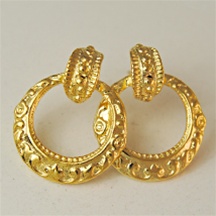 14KT Gold Post Earrings