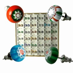 Venetian Glass Pierced Earrings