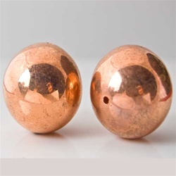 Copper Coated Beads