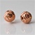 Rose Copper Coated Beads
