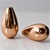 Copper Coated Beads Tear Drop