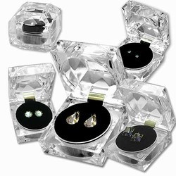Wholesale Jewelry Swarovski rhinestone earrings in gift box