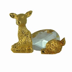 Deer Crystal figurine