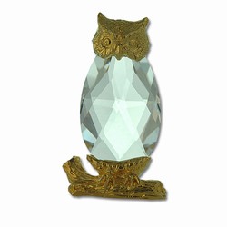 Owl Crystal figurine
