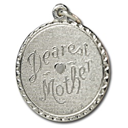 Sterling Silver Dearest Mother Charm