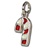 Wholesale Sterling Silver Candy Cane Charm